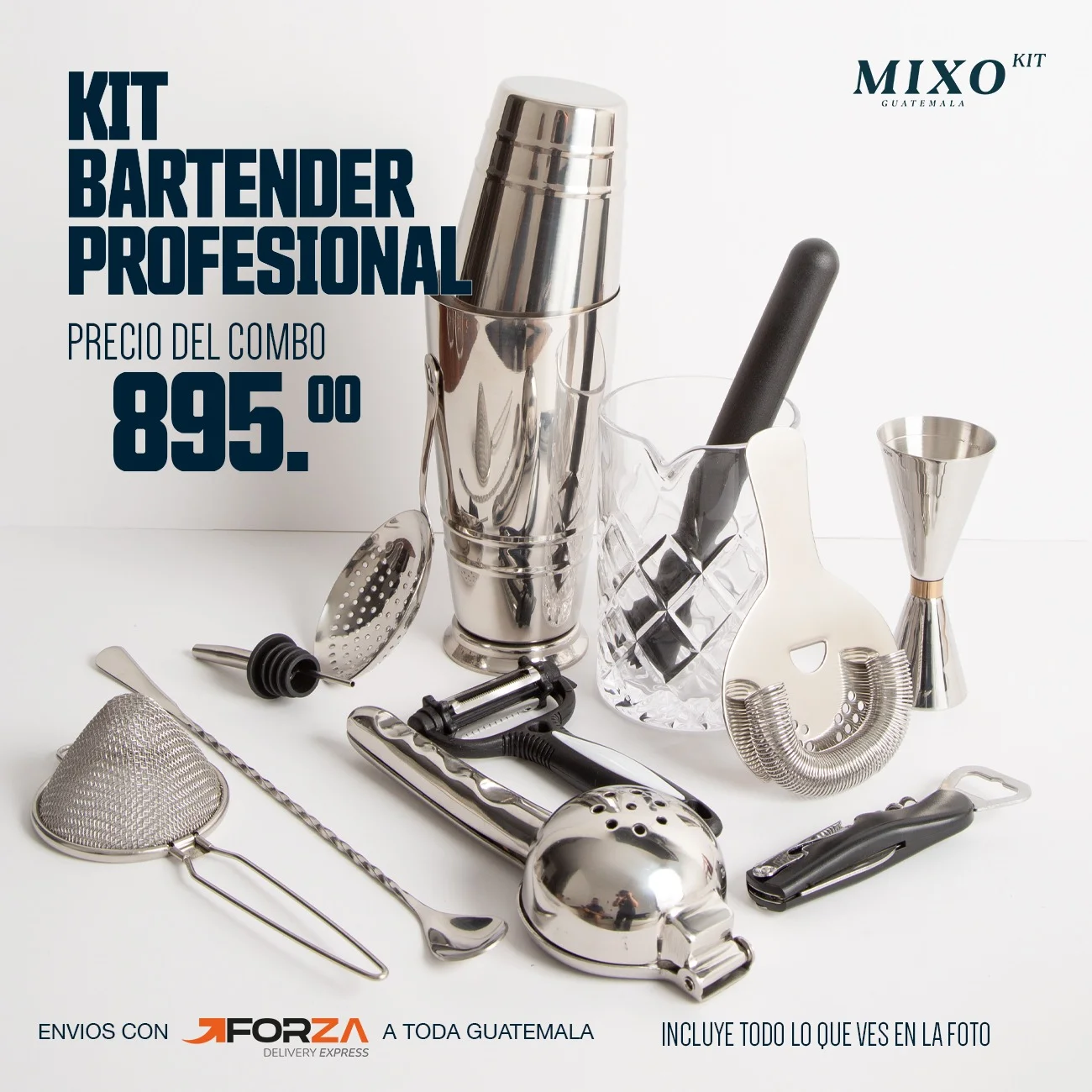 Kit Bartender Profesional