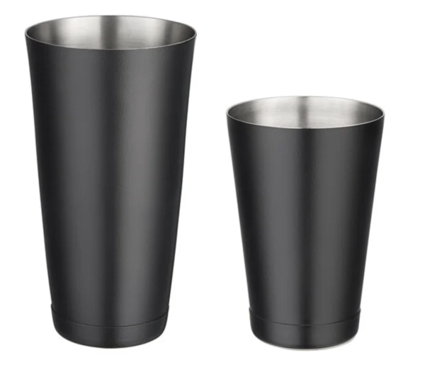 Coctelera Boston Negro Matte