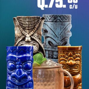 🍹 CRISTALERÍA TIKI & VASOS DE CÓCTEL